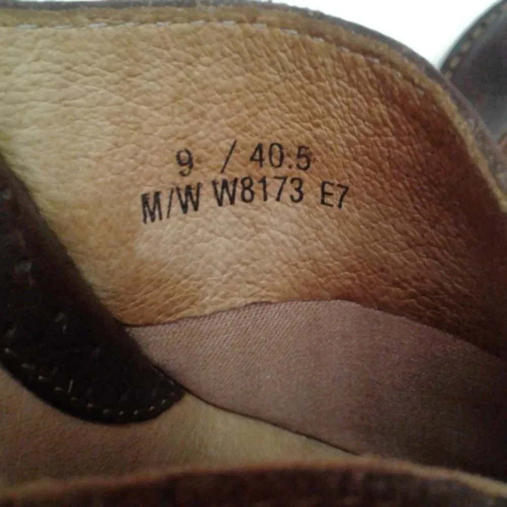 Born US 7 Clogs EU 40.5 Slip On Mules W8173 shoes Brown Leather - Picture 7 of 8